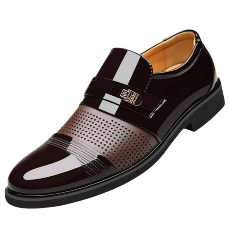 Men Summer Hole Shoe Slip-on Dress Business Shoes — view 42