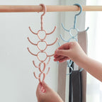 Rotatable Tie Scarf Rack 10 Hooks Hanger Wardrobe Storage Hanger — view 5