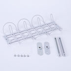 Cable Wire Rack Table Bottom Hanging Basket Shelf Organizing Plug-in Cable Board Storage Rack — view 5