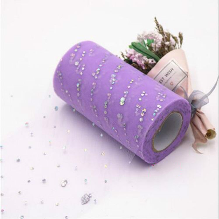 Tulle Roll 25 Yards 13cm Organza Laser Crafts Wedding Decoration Tulle Birthday Party Supplies — TBD0419813601L