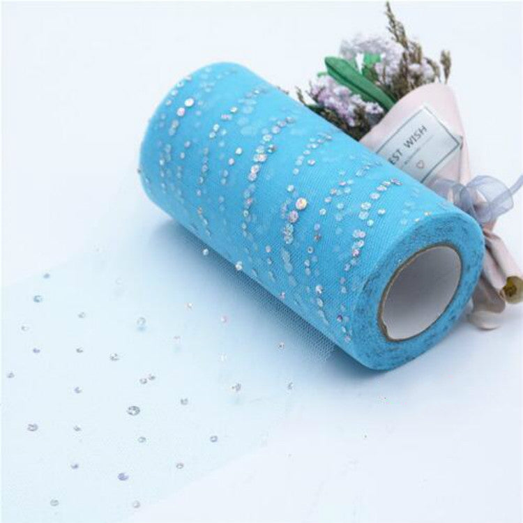 Tulle Roll 25 Yards 13cm Organza Laser Crafts Wedding Decoration Tulle Birthday Party Supplies — TBD0419813601N