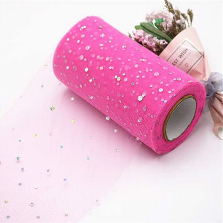 Tulle Roll 25 Yards 13cm Organza Laser Crafts Wedding Decoration Tulle Birthday Party Supplies — view 22