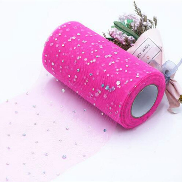Tulle Roll 25 Yards 13cm Organza Laser Crafts Wedding Decoration Tulle Birthday Party Supplies — view 23