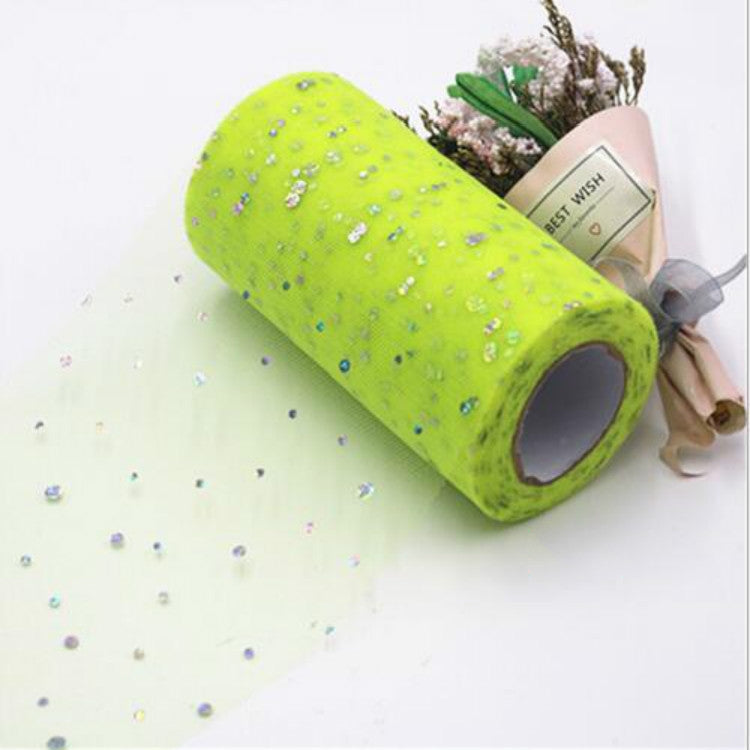 Tulle Roll 25 Yards 13cm Organza Laser Crafts Wedding Decoration Tulle Birthday Party Supplies — view 24