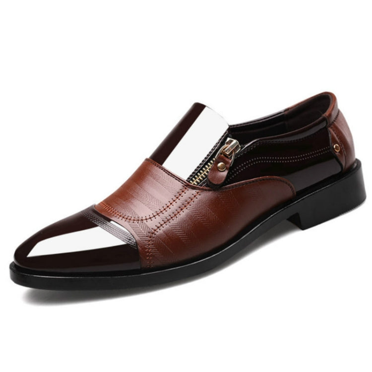 Men Business Dress Pointed Toe Slip-On Shoes — view 23
