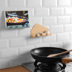 Wall Mounted 4 Hooks Mobile Phone Holder Hook Hanging Cellphone Tablet Charging Stand Bracket — view 6