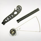 Multi-functional Drawing Ruler Creative Drawing Tool Magnetic Compass Ruler
