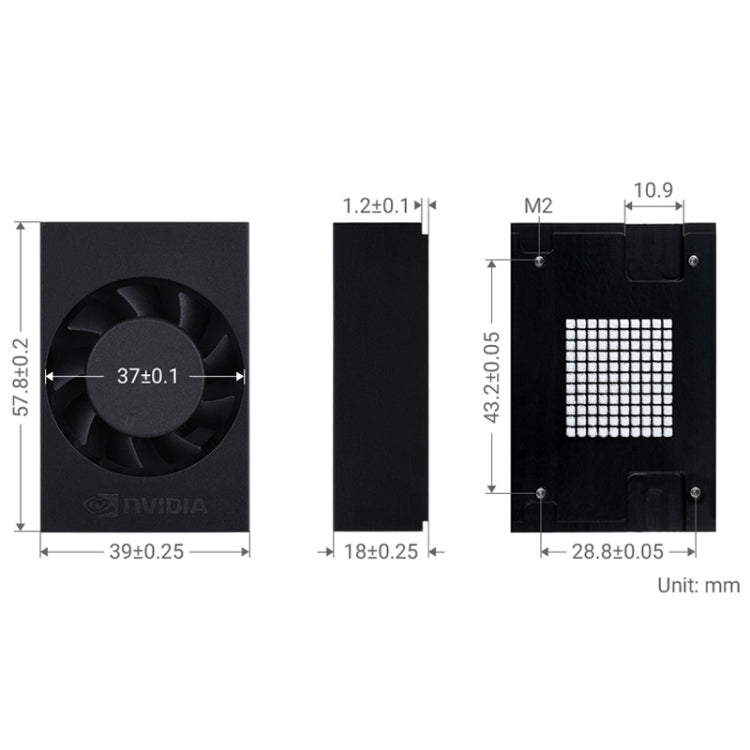 Waveshare 24076 Cooling Fan Speed Adjustable, For Jetson Orin — view 3