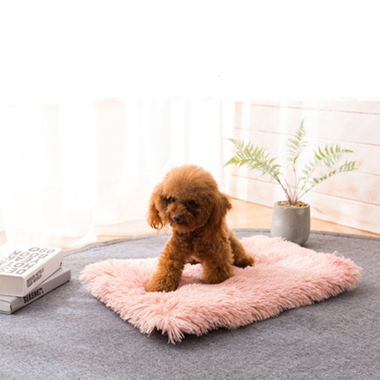 Autumn and Winter Warm Universal Square Pet Cat Dog Plush Pad — S