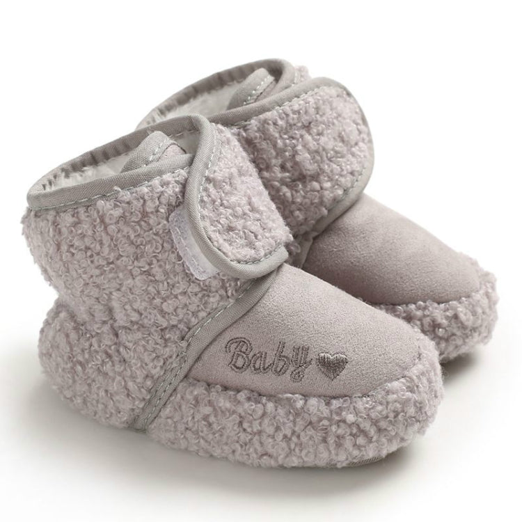 Newborn Baby 0-1 Years Old in Autumn and Winter Keep Warm Soft Bottom Toddler Shoes