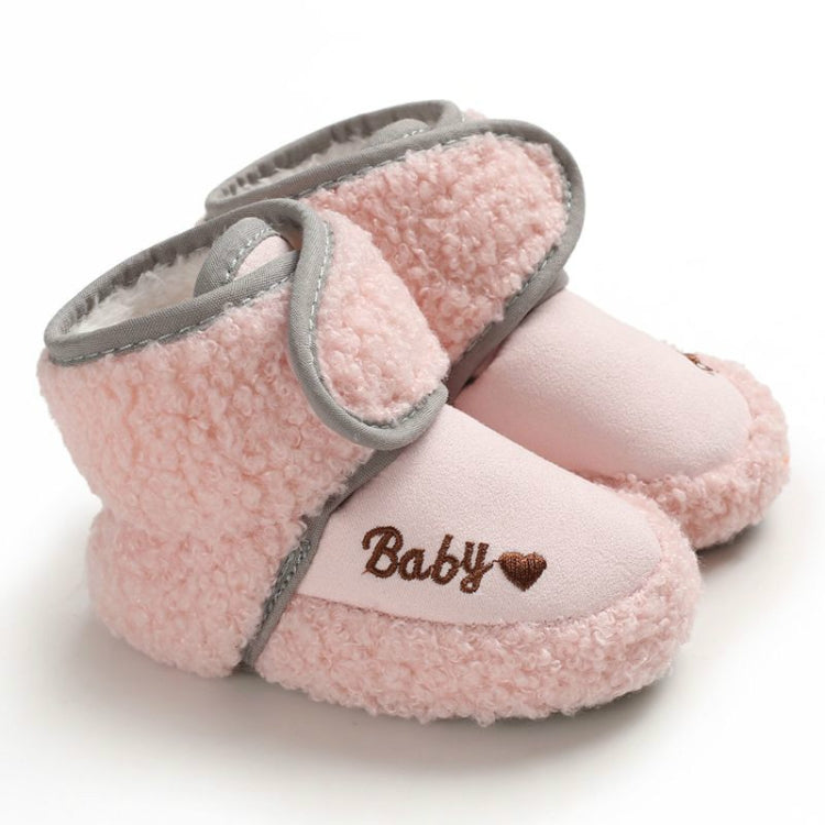 Newborn Baby 0-1 Years Old in Autumn and Winter Keep Warm Soft Bottom Toddler Shoes
