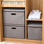Household Clothes Storage Box Fabric Foldable Debris Storage Box Toy Storage Box, Size: — XXL 58x40x35cm