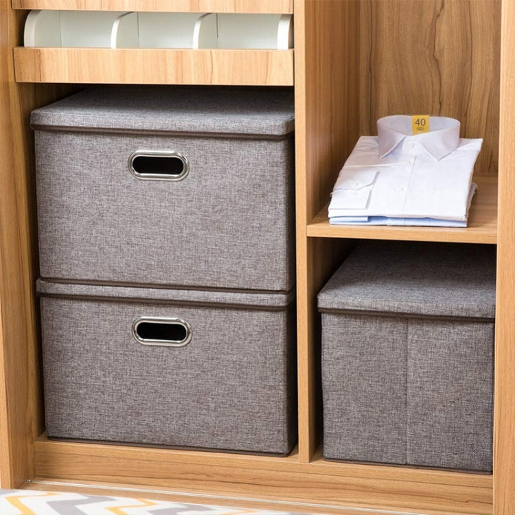 Household Clothes Storage Box Fabric Foldable Debris Storage Box Toy Storage Box, Size: — XXL 58x40x35cm