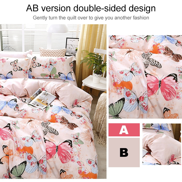 4pcs / Set Printing Bedding Set Bed Sheet Pillowcases Cover — view 5