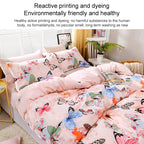 4pcs / Set Printing Bedding Set Bed Sheet Pillowcases Cover — view 6