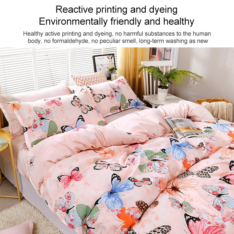 4pcs / Set Printing Bedding Set Bed Sheet Pillowcases Cover — view 6