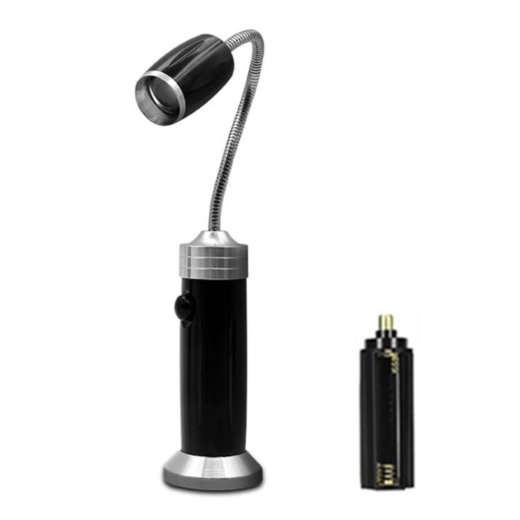 Multi-functional with Magnet Charging Rotary Zoom Turn Work Light Glare Flashlight