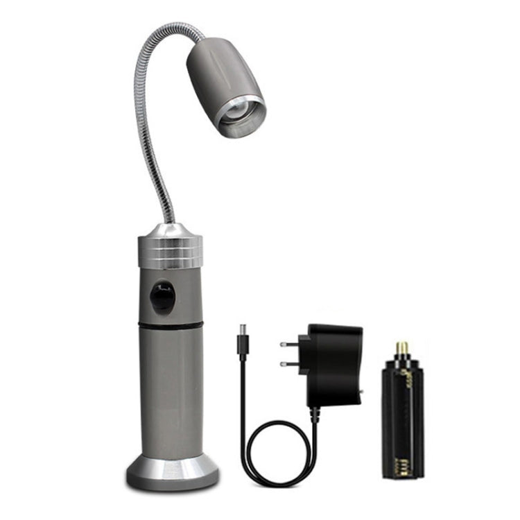 Multi-functional with Magnet Charging Rotary Zoom Turn Work Light Glare Flashlight
