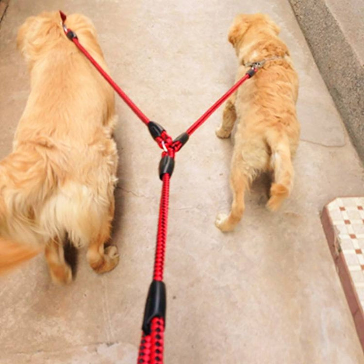 Double Dog Leashes Anti-winding Pet Traction Rope — view 7