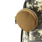 Camping Portable Storage Bag Triangle Buckle Case Waist Pack Small Wallet — Khaki