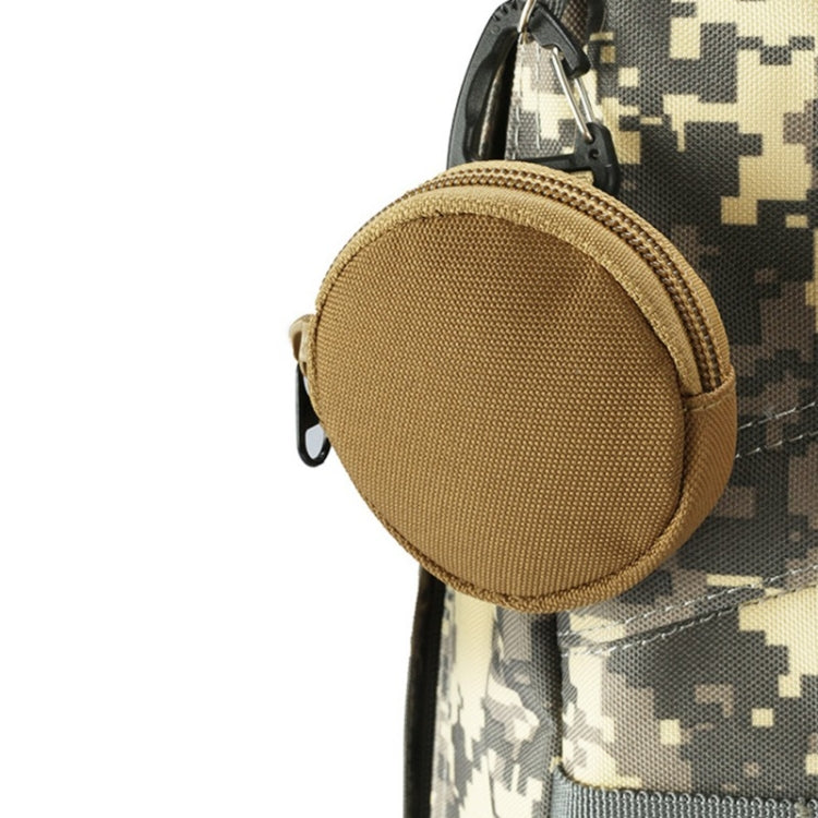 Camping Portable Storage Bag Triangle Buckle Case Waist Pack Small Wallet — Khaki