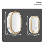 CACAZI A99 Home Smart Remote Control Doorbell Elderly Pager