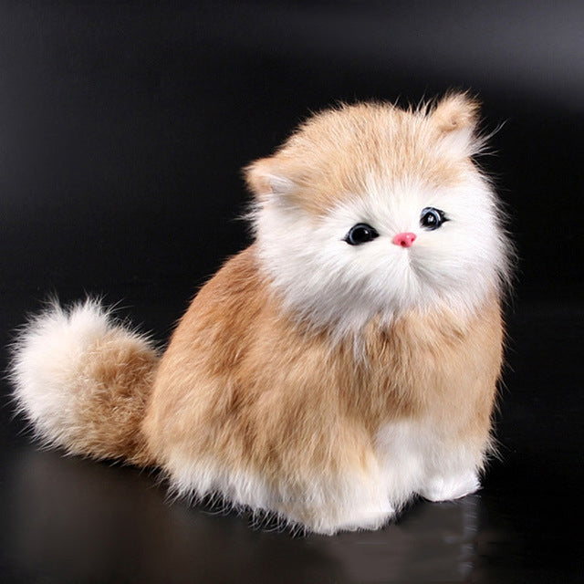 Simulation Animal Model Simulation Plush Cat Toy Will Be Called Cat — view 7
