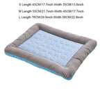 Summer Ice Silk Nest Pads Small and Medium-sized Multifunctional Cool Pet Nest Dog Cat Pad — Bule