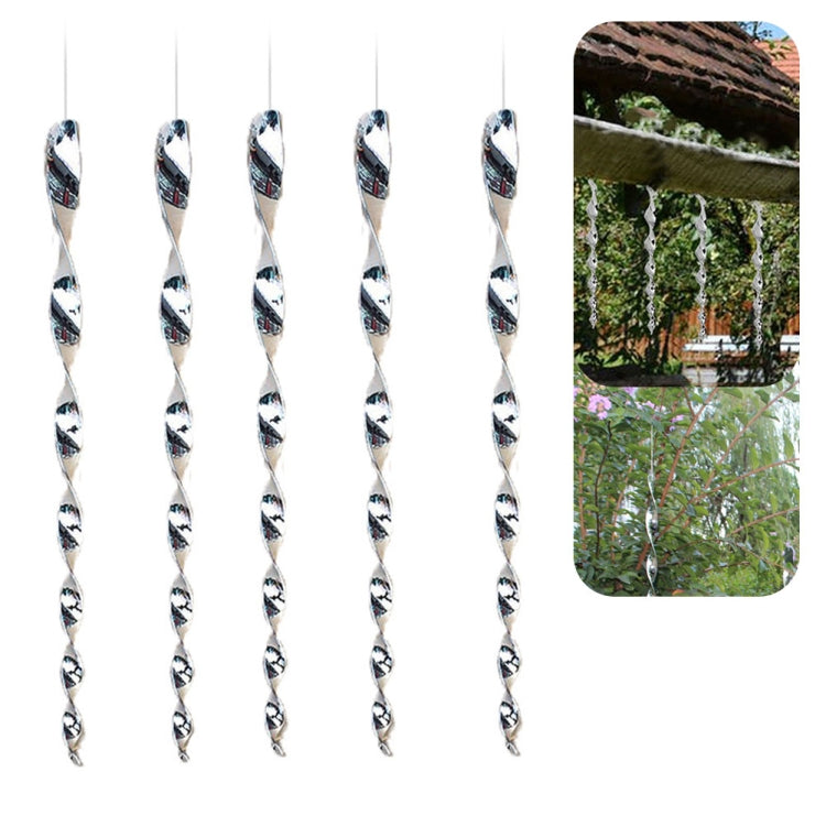 Bird Revolving Rod Reflective Bird Repeller, 12 PCS