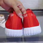 New Large Size The Trend Of Women Shoes Wild Sports Leisure Flying Running Shoes