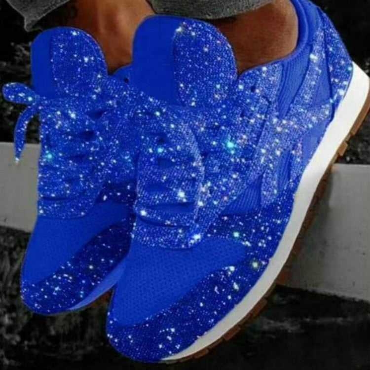 Autumn and Winter Sponge Sequins Breathable Platform Sports Shoes — view 10