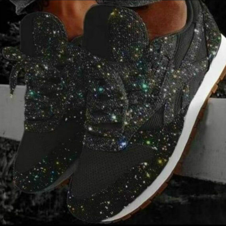 Autumn and Winter Sponge Sequins Breathable Platform Sports Shoes — view 14