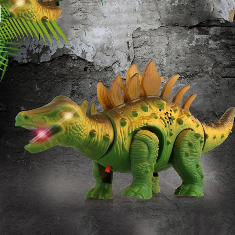 Simulation Luminous Sound Electric Universal Dinosaur Model Toy Boy Gift — Stegosaurus