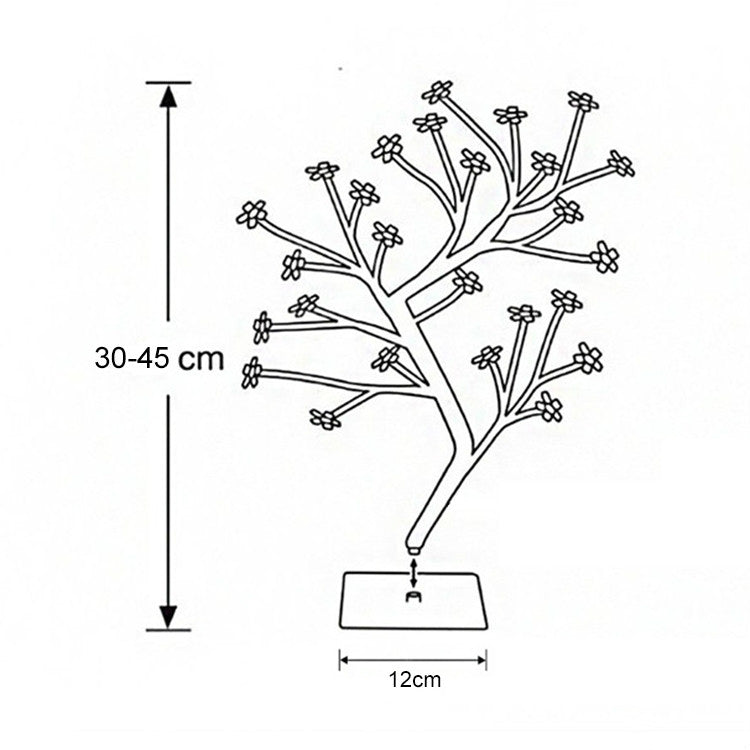Cherry Tree Lamp Table Lamp Room Layout Decoration Creative Bedside Night Light Gift