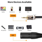 3.5mm To Caron Male Sound Card Microphone Audio Cable — view 13