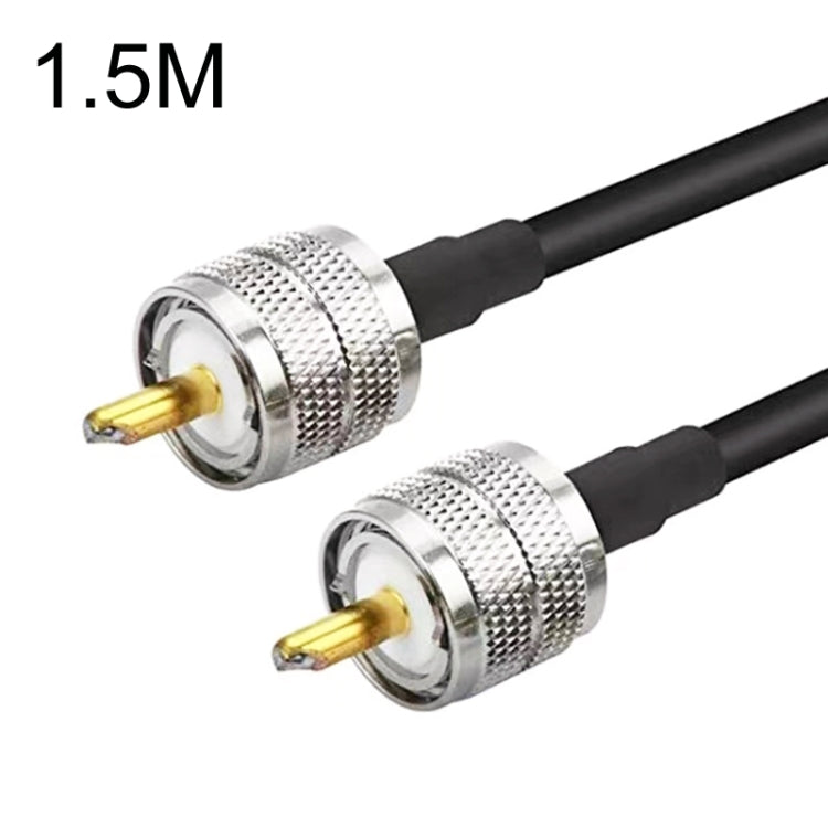 UHF Male To UHF Male RG58 Coaxial Adapter Cable — 1m