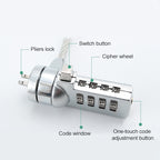 Four Digit Computer Lock Notebook Universal Anti-theft Password Lock — view 5