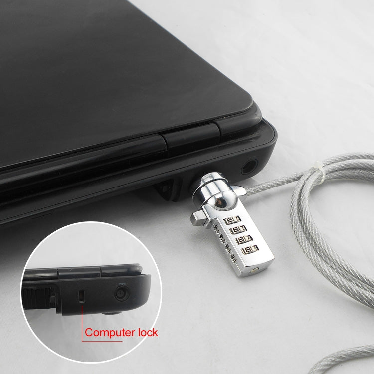 Four Digit Computer Lock Notebook Universal Anti-theft Password Lock — view 8
