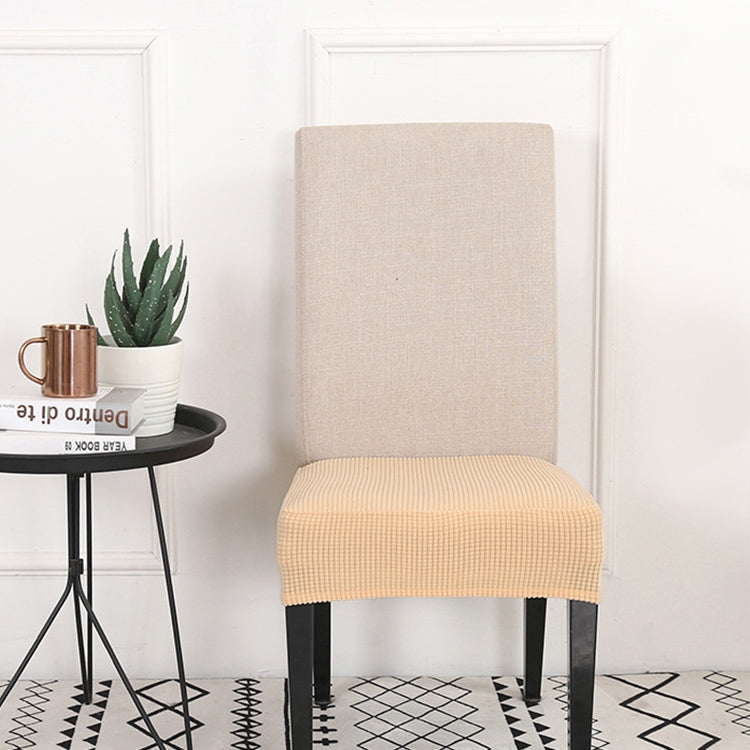 Knitted Padded Chair Cushion Cover — Black