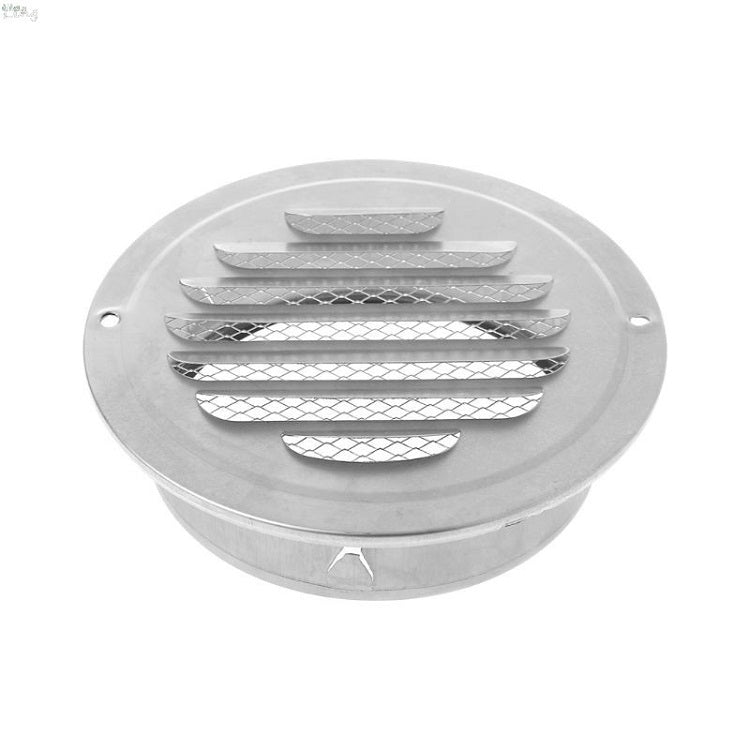 External Wall Stainless Steel Flat Head Rain and Insect Proof Bird Hood — 200mm