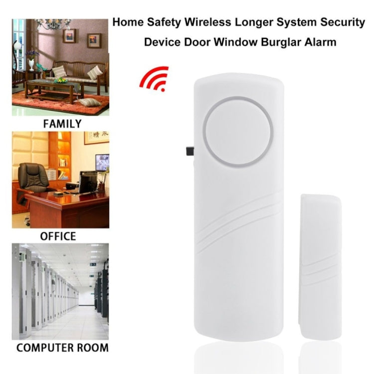 5 PCS Door Window Wireless Burglar Alarm Door Magnetic Alarm Household Safety Equipment