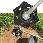 Alloy Dragon Claw Plate Hit Grass Pine Soil Mower Accessories — Black