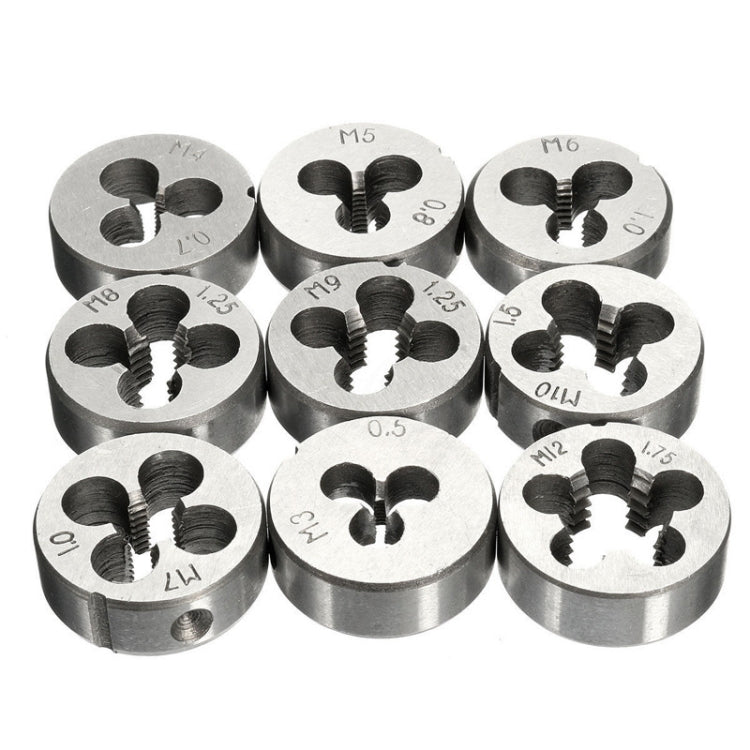 Hand Die Model Tap Tap Die Set Manual Tapping Drill Thread Hole — 40 In 1