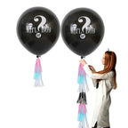 36 Inch Black Reveal Confetti Balloon Show Decoration — view 4
