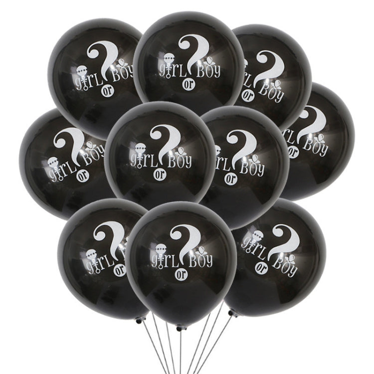 36 Inch Black Reveal Confetti Balloon Show Decoration — view 5