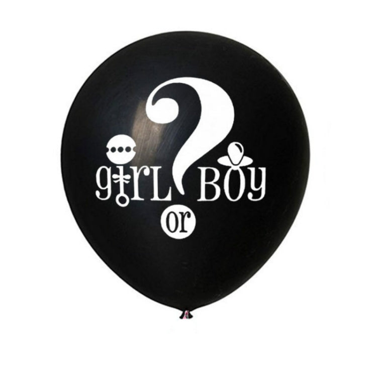 36 Inch Black Reveal Confetti Balloon Show Decoration — view 6