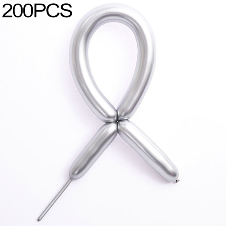 100pcs / Pack Thick 260 Metal Strip Magic Balloon Preparation Styling Holiday Party Decoration — view 8