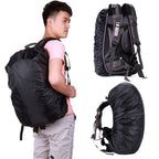 Adjustable Waterproof Dustproof Backpack Rain Cover Portable Ultralight Protective Cover — 80L
