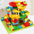 Creative Intelligence Educational Learning Toys DIY Small Particle Slide Building Blocks