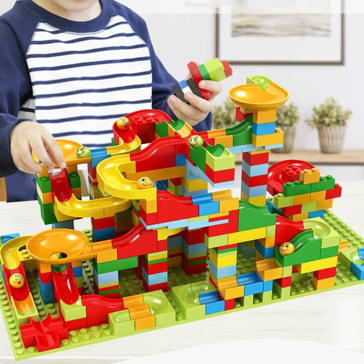Creative Intelligence Educational Learning Toys DIY Small Particle Slide Building Blocks — 330 PCS